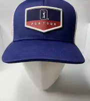 NEW PGA Tour ProSeries Adjustable Golf Hat Cap Blue New With Tags