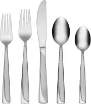 Oneida, Service for 8 Madeline 51 Piece Everyday Flatware Caddy, 18/0 Stainless