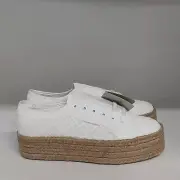 Superga 2790 Rope Macrame Rhombus White Womens Size 9M
