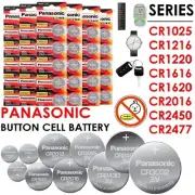 Panasonic Button Cell Batteries Coin Battery CR1025 1216 1220 1616 1620 2016 3V