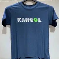 在飛比找蝦皮商城優惠-KANGOL 深藍色白綠LOGO休閒短袖童裝 6126500