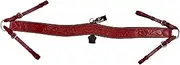 Lussoro Horse Breast Collar with Tooled Beautiful Tooled Tripping Horse Breast Collar Western Leather Horse Breast Collar Steer Breast Collar with Tooled