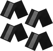 FIXOSHEE 4pcs Reflective Safety Patches for Hikers Dog Vests Labor Wear High Visibility Reflective Tape Fasteners for Night Sports Outdoor Activities User Friendly