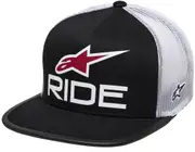 Alpinestars Ride 4.0 Trucker, cap , color: Black/White/Red , size: One Size