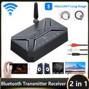 Long Range Bluetooth 5.0 Transmitter Receiver TV Home Car Stereo Audio Adapter