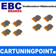 EBC Brake Pads Front+Rear Orange Fabric for BMW 3 E46 DP9689 DP91118 (for: BMW)