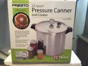 Presto 23 Quart Aluminum Pressure Canner - 01781 - New In Box