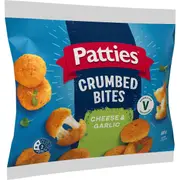 Patties Crumbed Bites Cheese & Garlic 500g