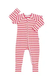 [Bonds] Bonds Baby Cotton Wide Needle Rib Zippy Cotton in Strong Blush/Flamenco Size: 3-6 Months, Aussie Cotton 3-6 Months Strong Blush/Flamenco