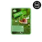 [MAY ISLAND] Snail Real Essence Mask Pack 10ea