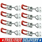 8pcs Toggle Latch Catches Adjustable Spring Lock Clamp For Loaded Box Case