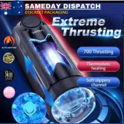 LETEN X-Turbo Male Masturbator Telescopic Piston Auto Heating Moan Men Sex Toy