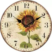 10 Inch Decorative Wall Clock Arabic Numeral Wall Clocks Battery Operated Sil...