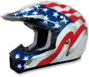 AFX [0110-2378] FX-17 Flag Helmet XL White