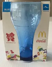 McDonald’s, Coca Cola 2012 London Olympics Commemorative Glass, Coke Glass Blue