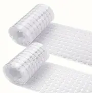 100 Pairs Hook Loop Sticky Dots 10mm White