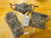 Brighton Animal Print Gloves Mask Hand sanitizer Kit -NWT $40 Retail