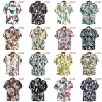 HAWAIIAN SHIRT BEACH WEAR SHIRTS FOR MEN SUMMER CLOTHES 襯衫