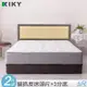 【KIKY】凱特-耐磨貓抓皮靠墊二件床組 雙人5尺(床頭片+三分床底)