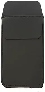LimCryspp Pocket Protector, Leather Pocket Pen Holder, Shirt Pocket, Lab Coat, Pants Pen Holder - Multi-Purpose Pen Pocket That Holds Pens, Pointers, Pencils and Note Cards (Black)