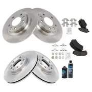Front Rear Disc Brake Kit for Ford Fusion, Lincoln Zephyr, Mazda 6 & (for: Mazda)