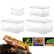 Reptile Pet Breeding Box Breathable Hole Design Spider Breeding Box Acrylic