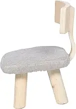 Ciieeo Boys and Girls Back Chair Safety Design Practical Children's Stool for Home School