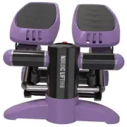 Mini Stepper & Stair Climber Machine - w/Resistance Bands Set - Calming Purple