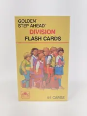 Vintage 1984 GOLDEN STEP AHEAD Subtraction Flash Cards NOS
