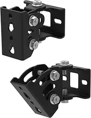 Universal Speaker Wall Ceiling Mount Brackets, Satellite Speaker Mounts, Surround Sound Mounting Bracket, Built to Swivel and Tilt, Steel, Hold up to 10 lbs, black, wcm-001