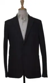 Theory Mens Gray Clinton Blazer Precision Printed Jacket 38 NEW $395