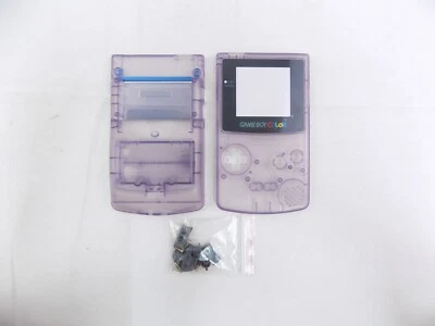 Gameboy Color GBC Houeing Shell - Clear / Transparent Purple