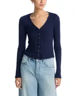 Velvet by Graham & Spencer Drew Button Front Cardigan