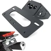 Xitomer NINJA400 Fender Eliminator/Tail Tidy, KAWASAKI Z400 NINJA400 2018 2019, Compatible with OEM Stock License Plate Light and Turn Signal (Black)