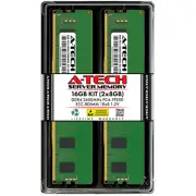A-Tech 16GB 2x 8GB 1Rx8 PC4-19200R DDR4 2400 MHz ECC REG RDIMM Server Memory RAM