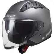 OF600 Copter II Matt Titanium 06 Jet Helmet