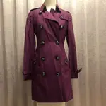 BURBERRY 博柏利 外套 長版風衣 大衣 紫色 MERCARI 日本直送 二手