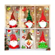 OCATO Christmas Window Clings Gnome Christmas Window Decorations Static Chris...