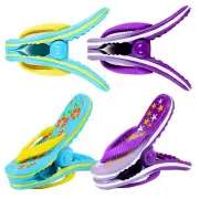 Creative Beach Towel Clip Slippers Towel Clip Travel/Pool Lounge Chair Essent...