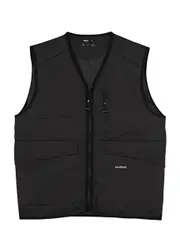 Soulland Clay Logo Shell Gilet - Black - L L