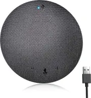 Bluetooth Conference Speaker w/Microphone | 360-Degree Voice Pickup & Noise Canc