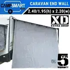 Campsmart XD Caravan Privacy Screen End Wall Side Sun Shade for Roll Out Awning
