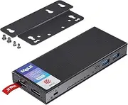 MeLE Reddot Winner PCG02 Pro Slim Fanless N100 Mini PC Stick 8GB LPDDR4x 128GB Micro Computer Stick 2X HDMI 4K WiFi 5 BT5.1 Gigabit Ethernet, Support PD3.0 Protocol, on IoT, Digital Signage, MES, WMS