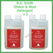 AUSTRALIAN MADE 2 X Oilskin & Wool Detergent 250ml suit DRIZA BONE- BK Smith