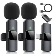 Dual Wireless Lavalier Microphone for iPhone, iPad - Perfect for Video Confer...