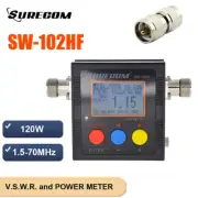 New Surecom SW-102HF Watt Meter 1.5-70MHz 120W Power & S.W.R. Meter