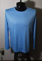MIZUNO Blue Long Sleeve Athletic Compression Top Size XL NWT