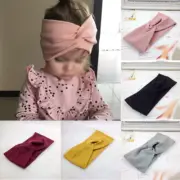 Baby Soft Cotton Headband Elastic Hairband Head Warmer Wraps Turban Accessories