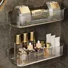 Light luxury Bathroom Shelf Space Saving Jewelry Makeup Holder