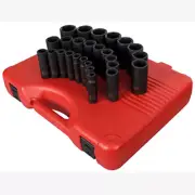 Sunex 2646 1/2Â” Dr. 26 Pc. Metric Deep Impact Socket Set